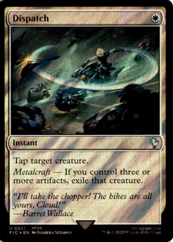 MTG Commander: FINAL FANTASY Surge Foil Dispatch U 241 NM Scan - Image 1