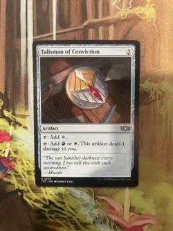 Talisman of Conviction U MTG Commander: Tarkir: Dragonstorm M/NM, English - Image 1