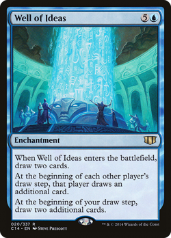 Well of Ideas #20 (MP) Commander 2014 C14 Magic MTG - Image 1
