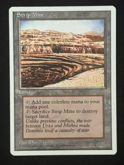 1x MTG Strip Mine - Fourth Edition (4ED) - Magic the Gathering - Image 1