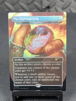 MTG - Secret Lair - The Platinum Chip - Caged Sun - FOIL - Image 1