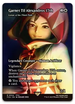 Garnet Til Alexandros 17th - Loran of the Third Path (Showcase) (Foil) NM Final - Image 1