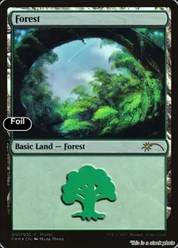 MTG Forest [GBP - 5] LP Foil - Image 1