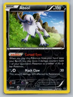 Absol XY - Roaring Skies #40/108 Holo Rare,Reverse Holo Pokemon Card - Image 1