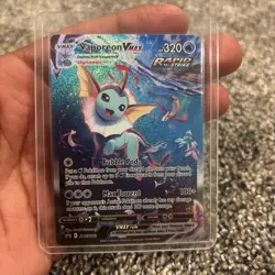 Pokemon TCG Vaporeon VMAX SWSH182 SWSH Promo Oversized Holo English 320 HP - Image 1
