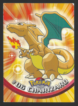 1999 Topps Pokemon Charizard #06 TV Animation Series 1 Vintage LP - Image 1
