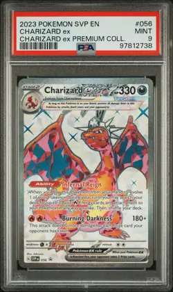 2023 Pokemon Charizard EX 056 SVP EN Black Star Promo - PSA 9 MINT - Image 1