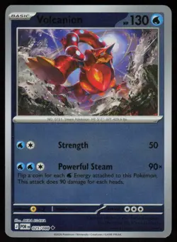 Volcanion 025/088 Uncommon Perfect Order Pokemon Reverse Holo Near Mint - Image 1