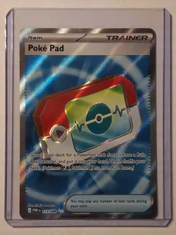Pokemon TCG Poke Pad Hyper Rare Reverse Holo Trainer-Item 113/088 SV EN - Image 1
