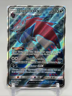 Pokemon Zoroark GX Full Art Promo Holo Card SM84 HP 210 Pokemon TCG - Image 1