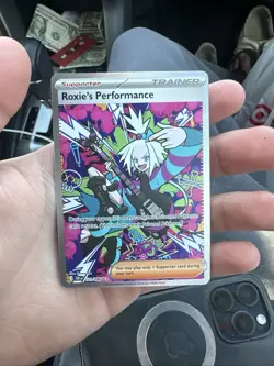 Roxie’s Performance SIR 121/086 Chaos Rising Pokemon TCG **PACK FRESH** - Image 1