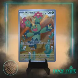Maractus 093/086 Illustration Rare | Pokemon SV Black Bolt | NM/M - Image 1