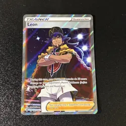 Leon 182/185 Full Art Vivid Voltage Pokemon English Near Mint - Image 1