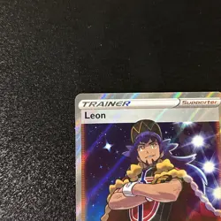 Leon 182/185 Full Art Vivid Voltage Pokemon English Near Mint - Image 3