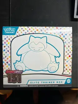 Pokemon 151 ETB Elite Trainer Box Scarlet & Violet Sealed Tear - Image 1