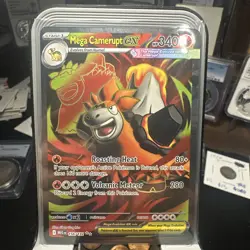 Mega Camerupt ex 156/132 Me01: Mega Evolution Holo Pokemon - Image 1