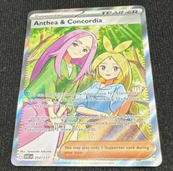 Pokemon Anthea & Concordia 254/217 Holo Full Art Trainer Supporter ASC EN 2026 - Image 1