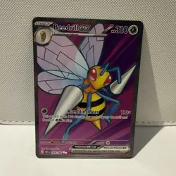 Pokemon TCG Beedrill ex Ultra Rare Full Art Holo 098/086 EN - Image 1
