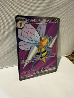 Pokemon TCG Beedrill ex Ultra Rare Full Art Holo 098/086 EN - Image 2