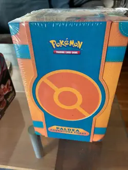 Pokemon TCG Sealed 2pc Lot Paldea Adventure Chest + Collector Chest Fall 2023 - Image 2