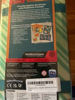 Pokemon TCG Sealed 2pc Lot Paldea Adventure Chest + Collector Chest Fall 2023 - Image 3