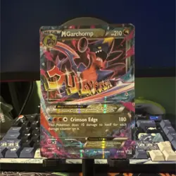 M Garchomp EX Mega Full Art Holo Promo XY168 210 HP Pokemon TCG - Image 1