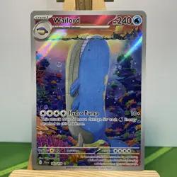Pokemon TCG SV-Journey Together Wailord #162/159 Illustration Rare - Image 1