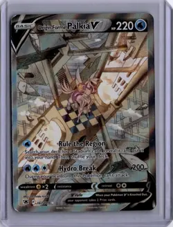 2022 Pokemon Astral Radiance Origin Forme Palkia V (Alt FA) #167/189 - Image 1