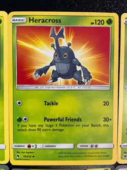 x9 Heracross Pokemon TCG mixed lot collection Rare Holo Mega unique - Image 3