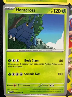 x9 Heracross Pokemon TCG mixed lot collection Rare Holo Mega unique - Image 5