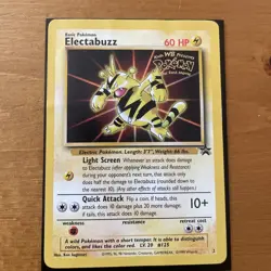Electabuzz Pokemon Black Star Promo #2 Pokemon Movie WOTC 1999 - Image 1