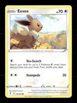 Eevee 125/203 Evolving Skies NM/M Pokemon - Image 1