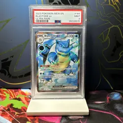 Pokemon - PSA 9 - Blastoise ex - 184/165 - Scarlet & Violet - 151 - Holo - Image 1