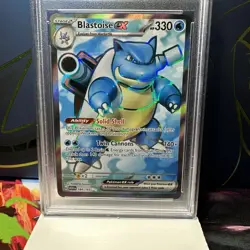Pokemon - PSA 9 - Blastoise ex - 184/165 - Scarlet & Violet - 151 - Holo - Image 2