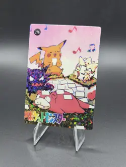 1999 Vintage Pokemon- Togepi Pikachu Holo - Vending Machine Sticker - #276 - Image 1