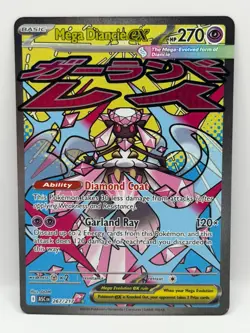 Mega Diancie ex 267/217 Ascended Heroes NM Mega Attack Rare Pokemon TCG - Image 1