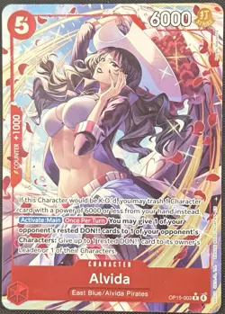 One Piece Alvida OP15-003 Rare Foil NM - Image 1