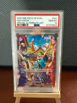 !!PSA 10!! One Piece 2025 Uso-Hachi Special Alternate Art EN - Image 1