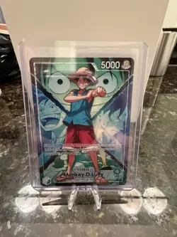 One Piece OP16-022 Monkey D Luffy Alt Art Leader OP16 THE TIME OF BATTLE - Image 1