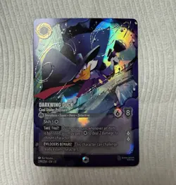 Disney Lorcana TCG Foil Legendary Darkwing Duck Cool Under Pressure 239/204 - Image 1