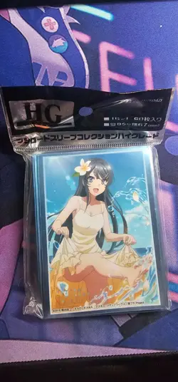 Bushiroad High Grade Sleeve - Mai Sakurajima Rascal Does Not Dream Beach Anime - Image 1