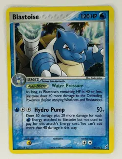 2006 Pokemon EX Crystal Guardians - Blastoise Holo Rare 14/100 - Image 1