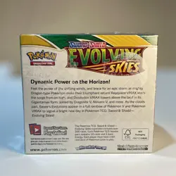 Pokemon TCG Sword & Shield Evolving Skies Booster Box Sealed 36 Packs - Image 3