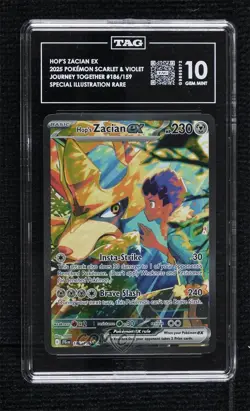 Hop's Zacian ex Special Illustration Rare Pokemon Journey Together (JTG) TAG 10 - Image 1