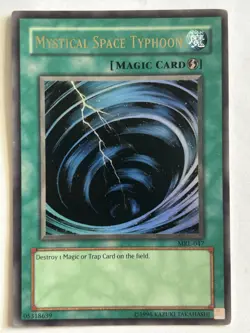 Yu-Gi-Oh! TCG Mystical Space Typhoon Magic Ruler MRL-047 Unlimited Ultra Rare - Image 1