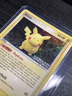 Pokemon Card Ex Delta Species Ditto Pikachu 63/113 2005 Reverse Stamped Holo NM - Image 2