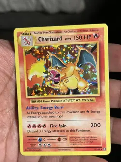 2016 Pokemon TCG Charizard Holo 11/108 XY Evolutions LP zard rare card - Image 2