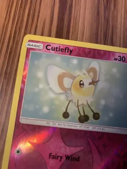Cutiefly 95/147 Reverse Holo Burning Shadows Pokemon Card Common - Image 4