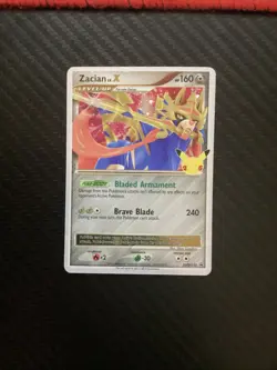 Zacian LV.X - SWSH135 - Pokemon Sword & Shield Promo Ultra Rare Holo Card NM - Image 1