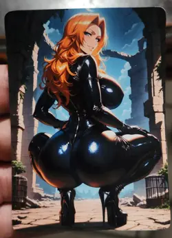 Rangiku - Anime - Waifu - Goddess - DIY - Full Art - Glossy - Photo Art Card - Image 1